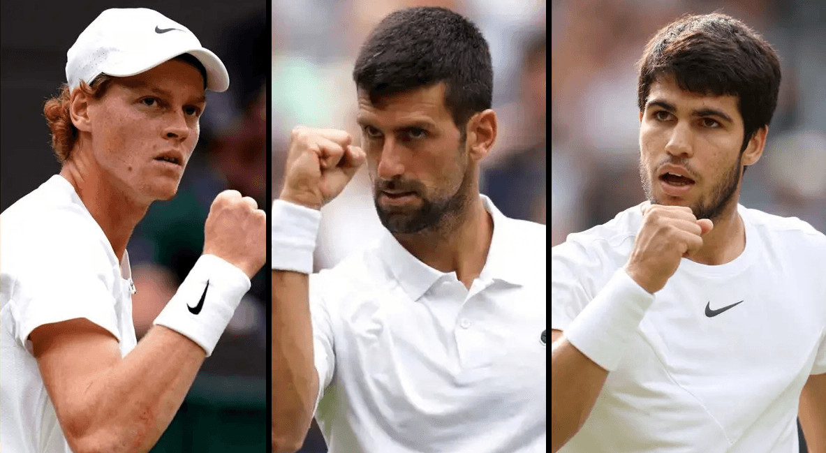 As raquetes de Alcaraz, Sinner e Djokovic (e o que eles realmente usam)