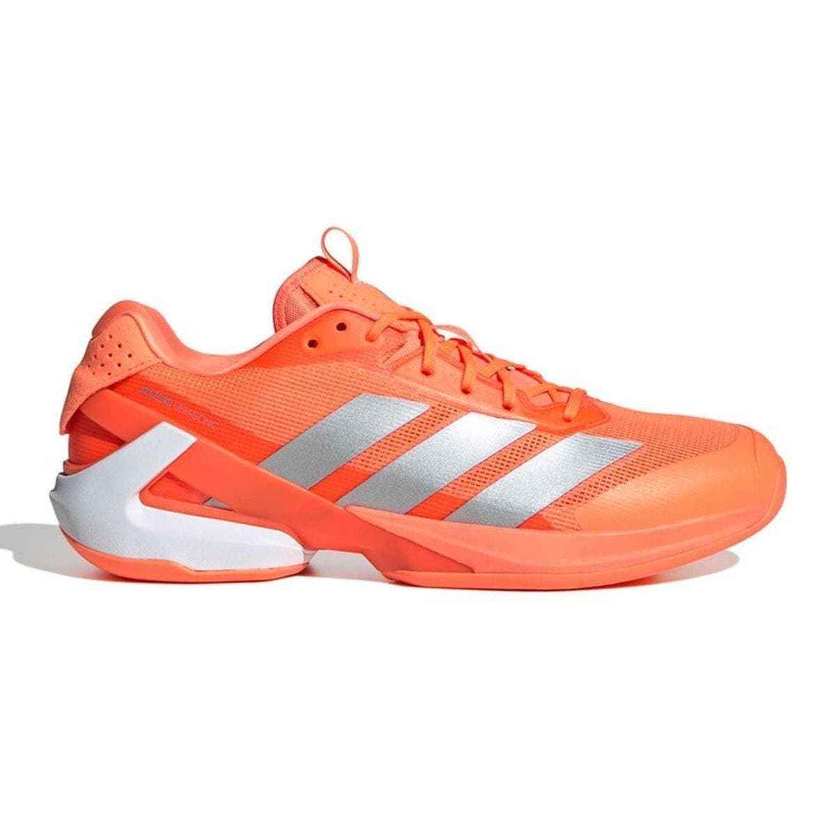 Tênis Adidas Adizero Ubersonic 5 Laranja e Prata Masculino - Laranja