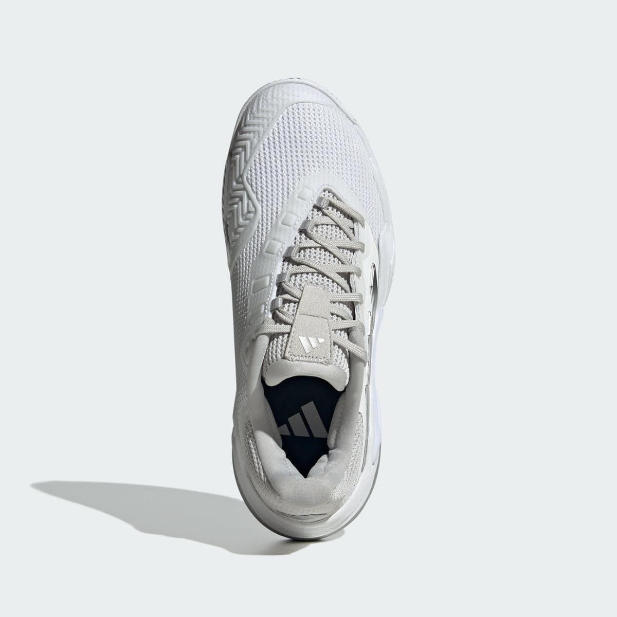 Tênis Adidas Barricade 13 Feminino - Branco - Foto 4