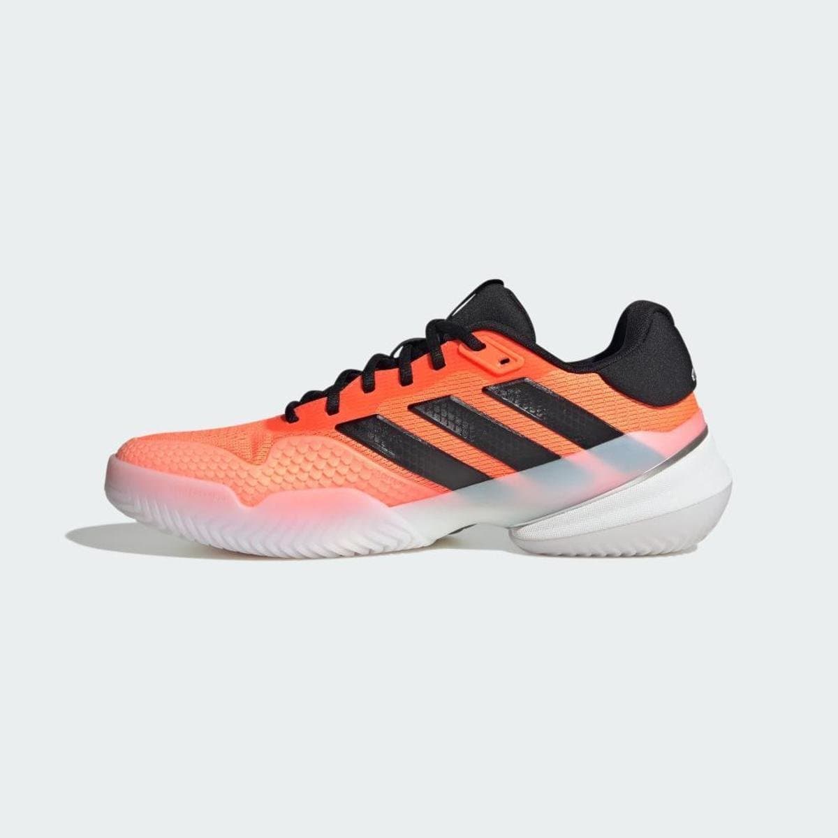 Tênis adidas Barricade 14 Masculino - Laranja+Preto - Foto 3