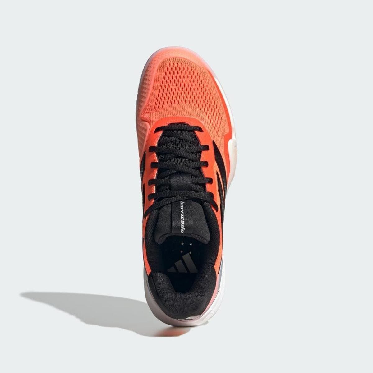 Tênis adidas Barricade 14 Masculino - Laranja+Preto - Foto 4