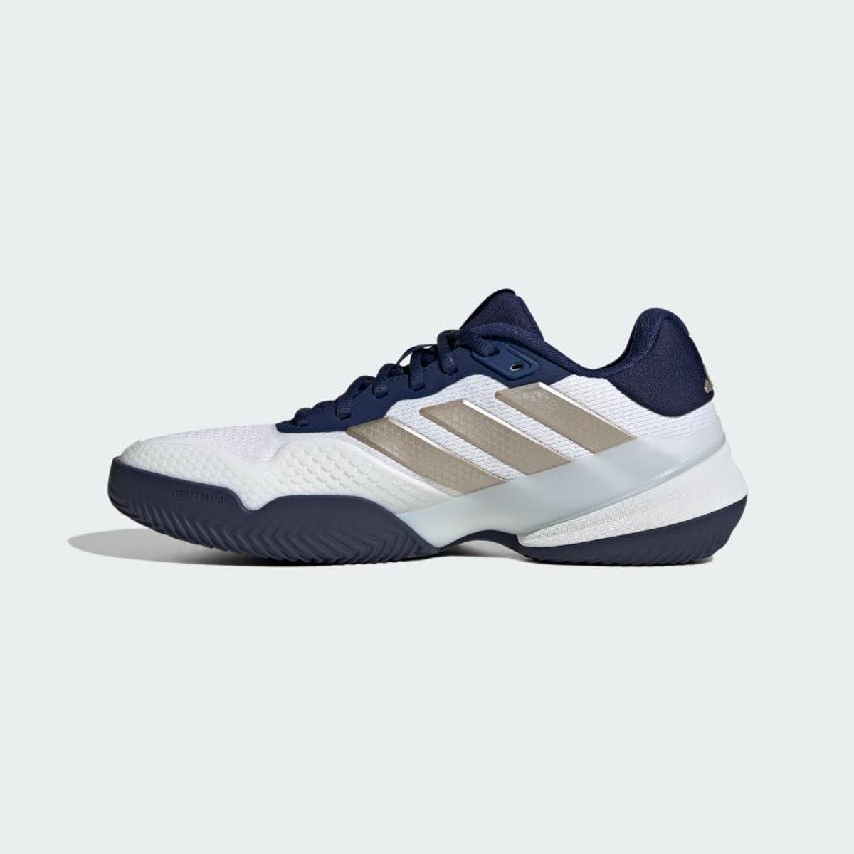 Tênis Adidas Barricade 14 Saibro Masculino - Branco - Foto 2