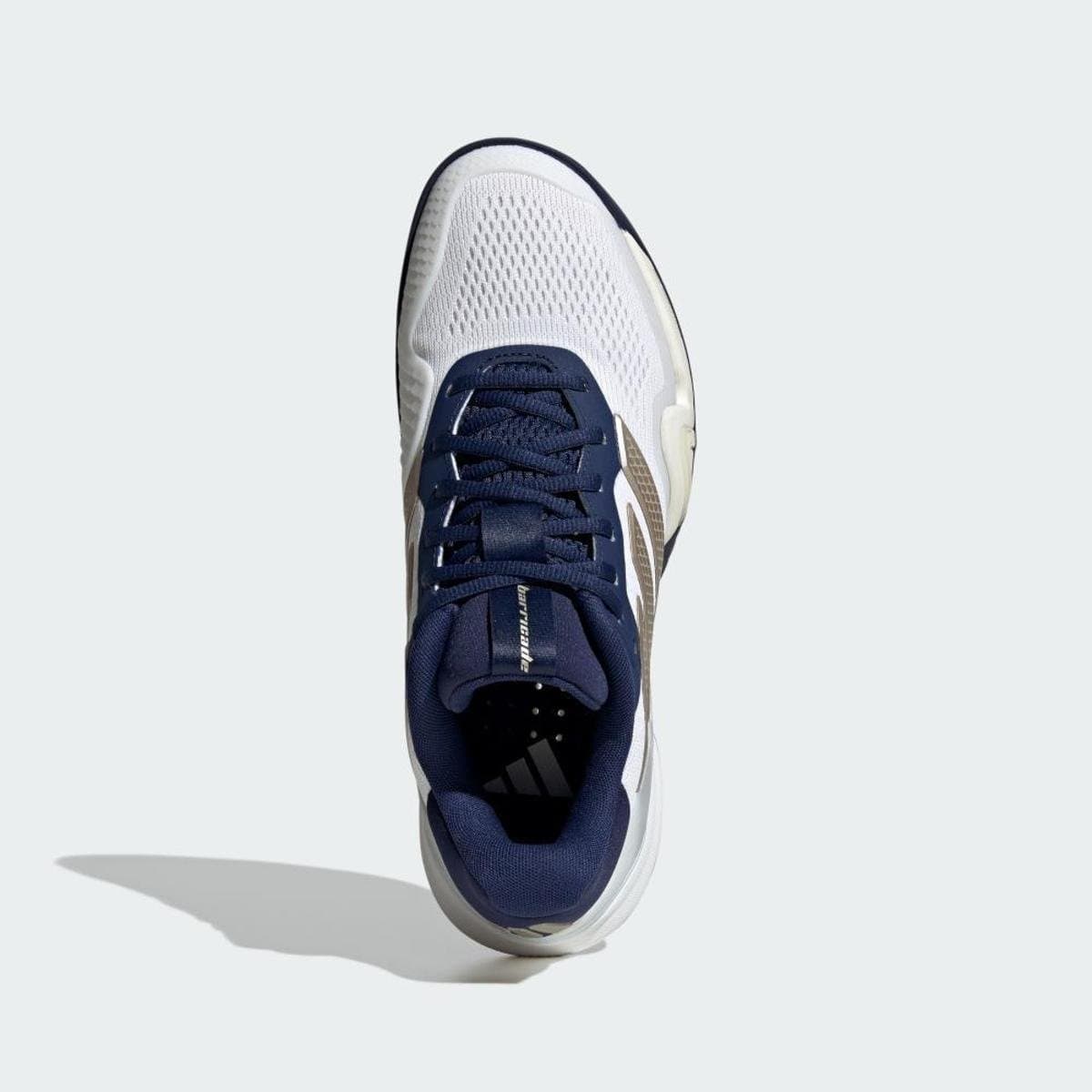 Tênis Adidas Barricade 14 Saibro Masculino - Branco - Foto 3