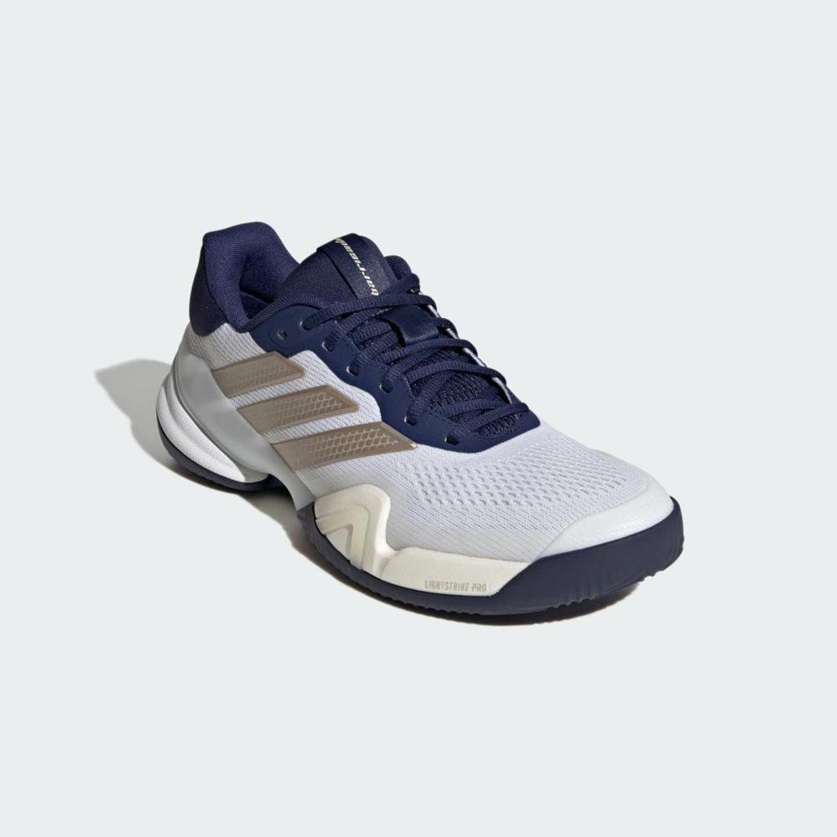 Tênis Adidas Barricade 14 Saibro Masculino - Branco - Foto 5
