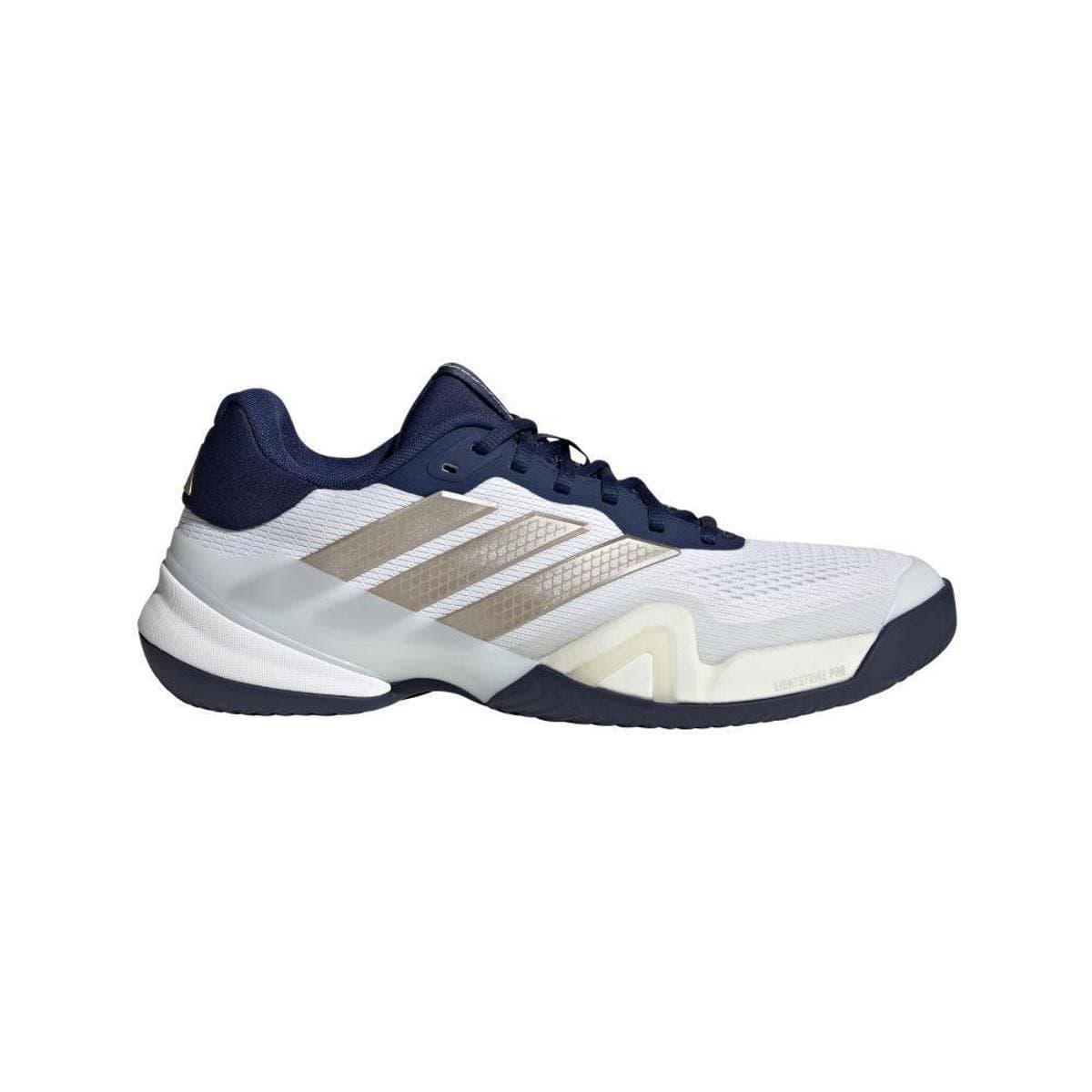 Tênis Adidas Barricade 14 Saibro Masculino - Branco - Foto 6