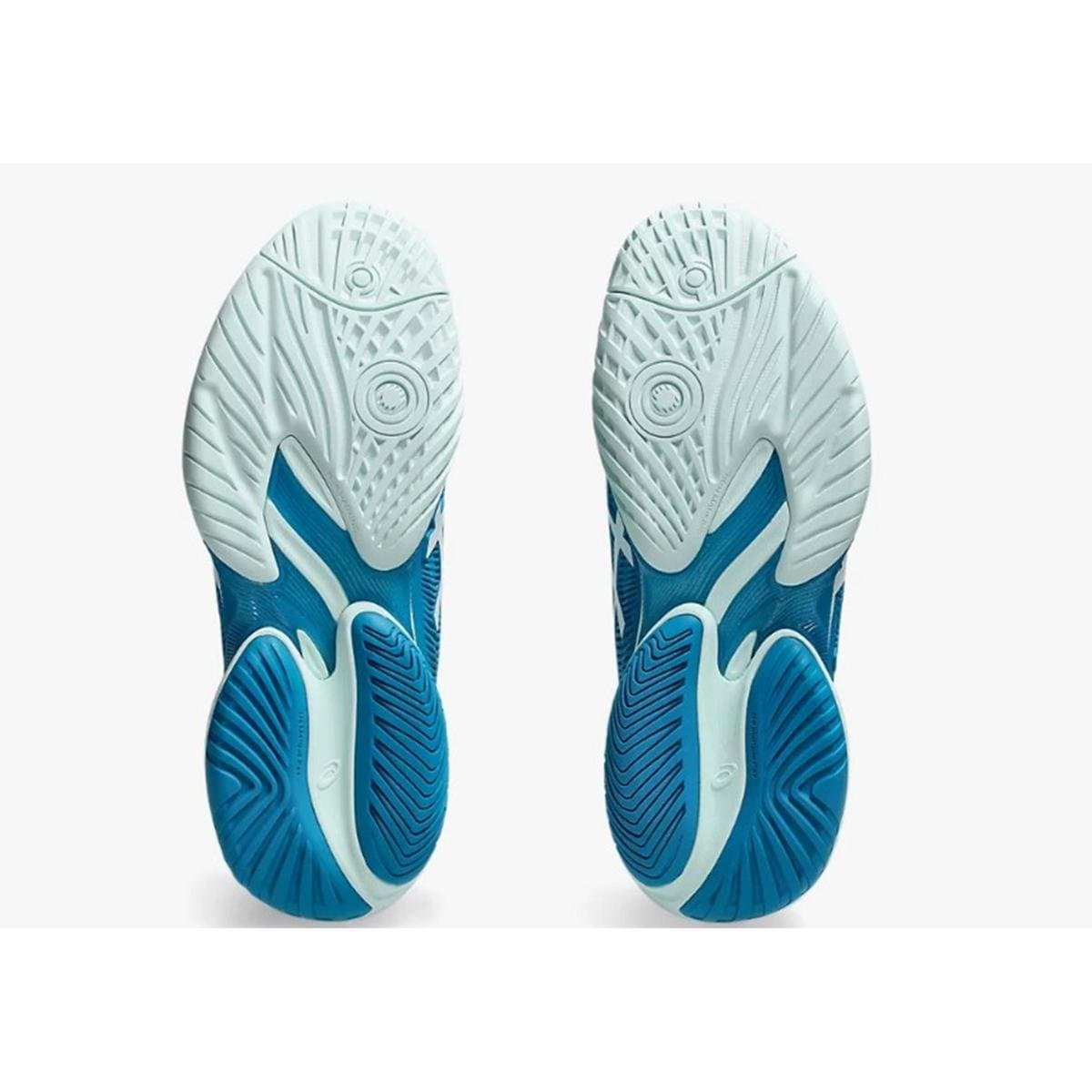 Tênis Asics Court Ff 3 Feminino Azul E Branco - Azul+Branco - Foto 6