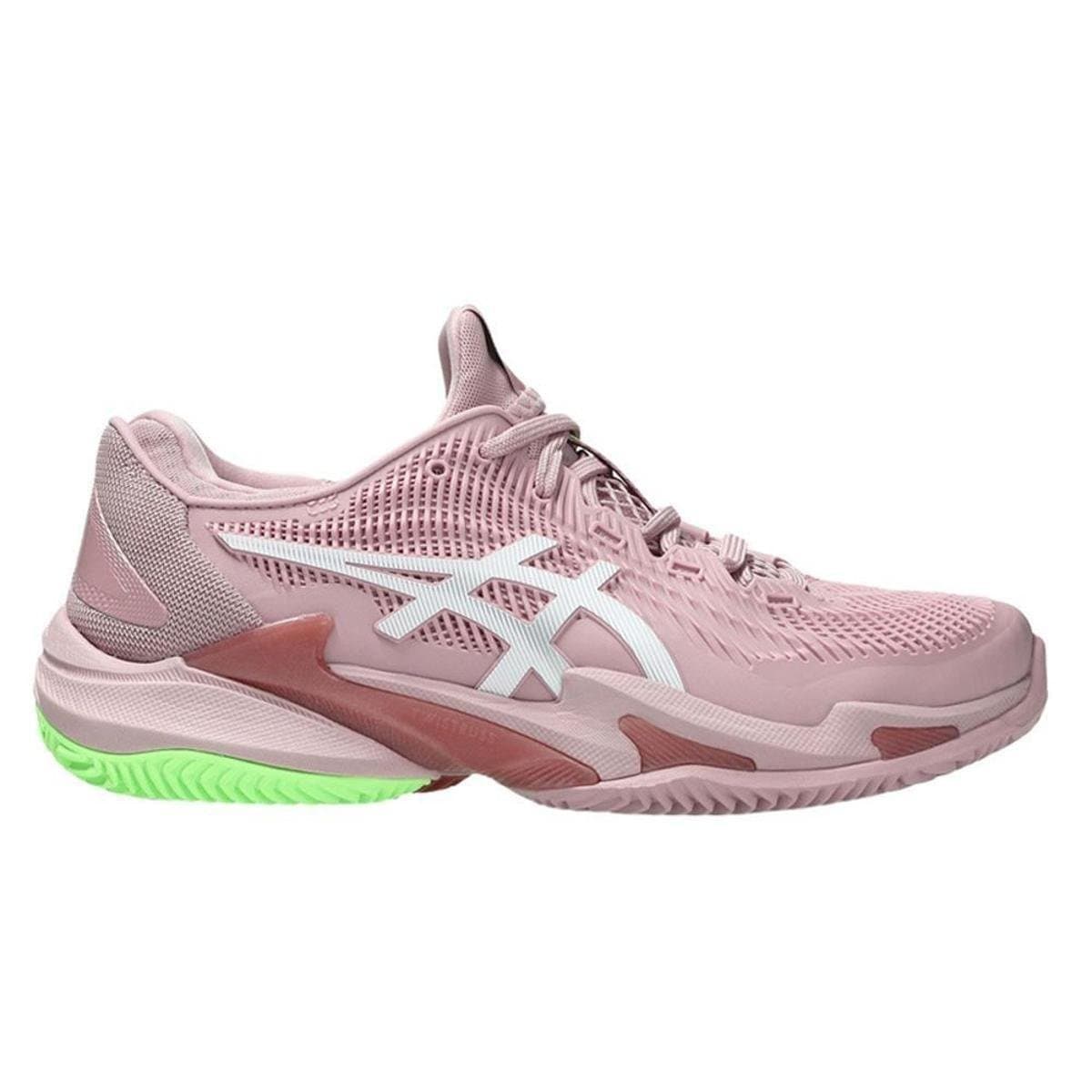 Tênis Asics Court FF 3 Rosa e Branco Feminino - Rosa+Branco