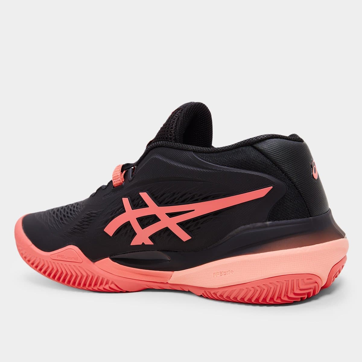 Tênis Asics Gel Resolution Feminino - Preto+Rosa - Foto 3
