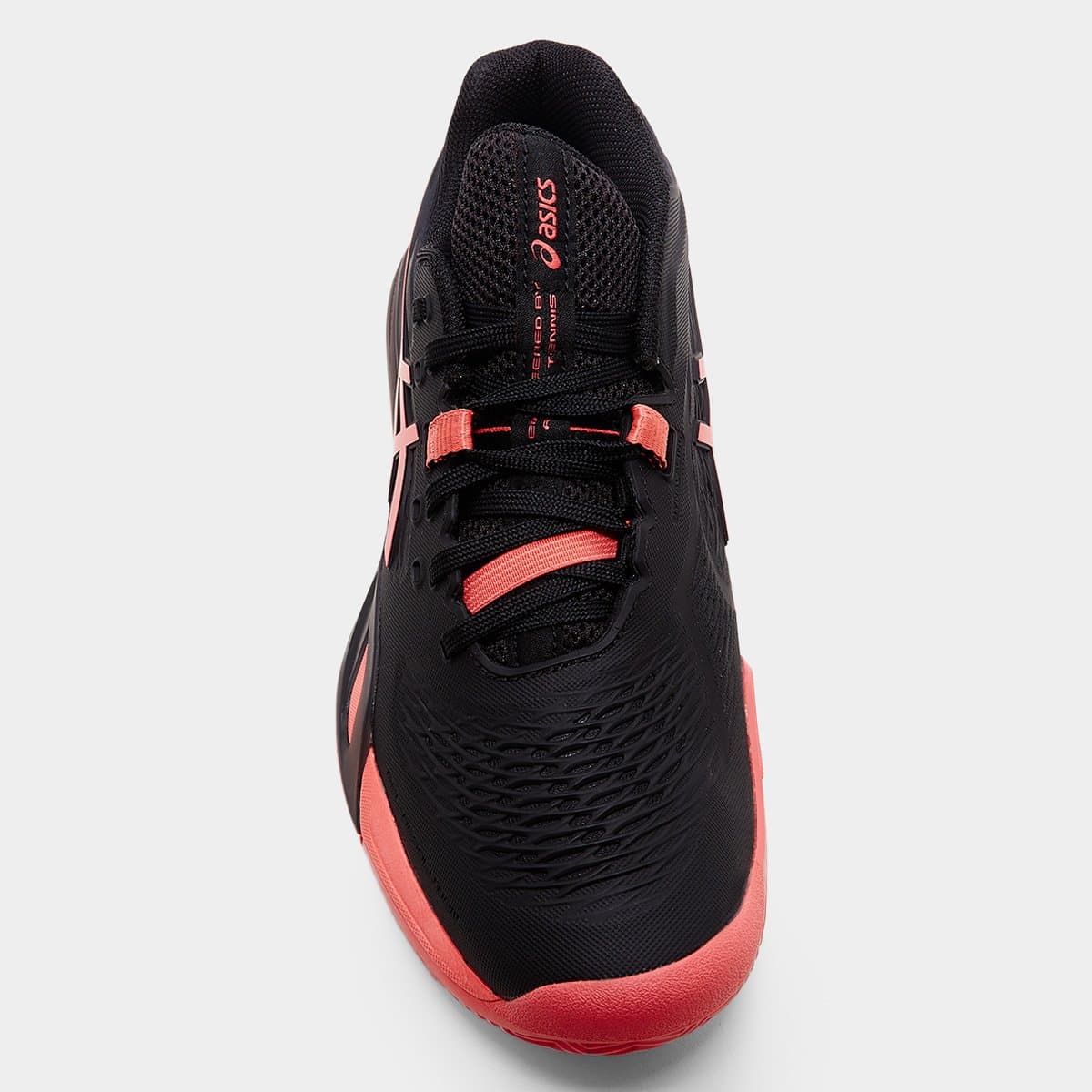 Tênis Asics Gel Resolution Feminino - Preto+Rosa - Foto 4