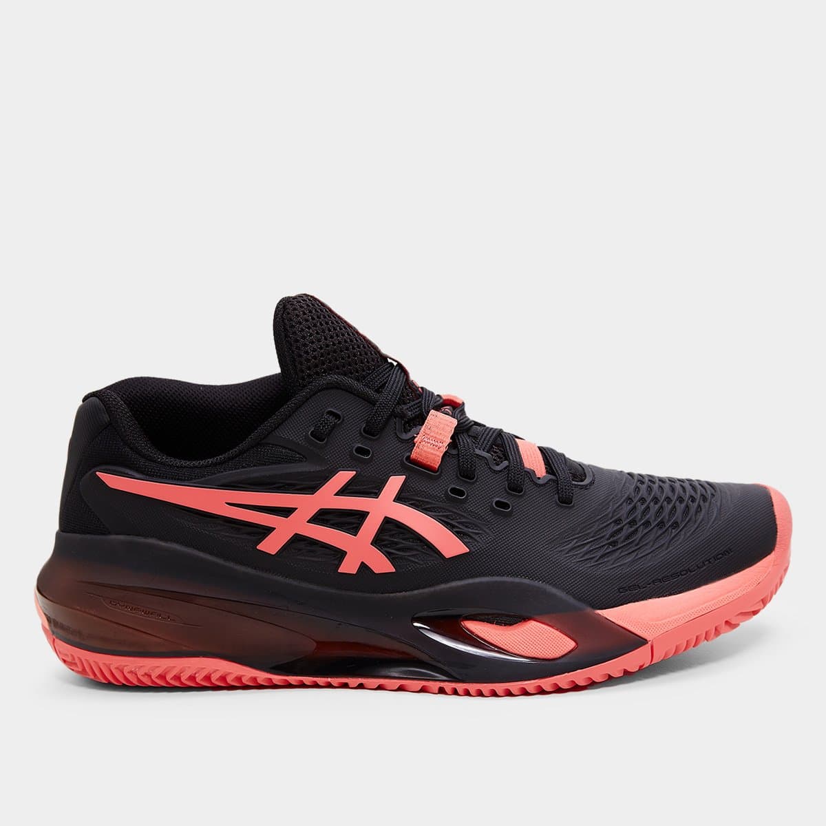 Tênis Asics Gel Resolution Feminino - Preto+Rosa