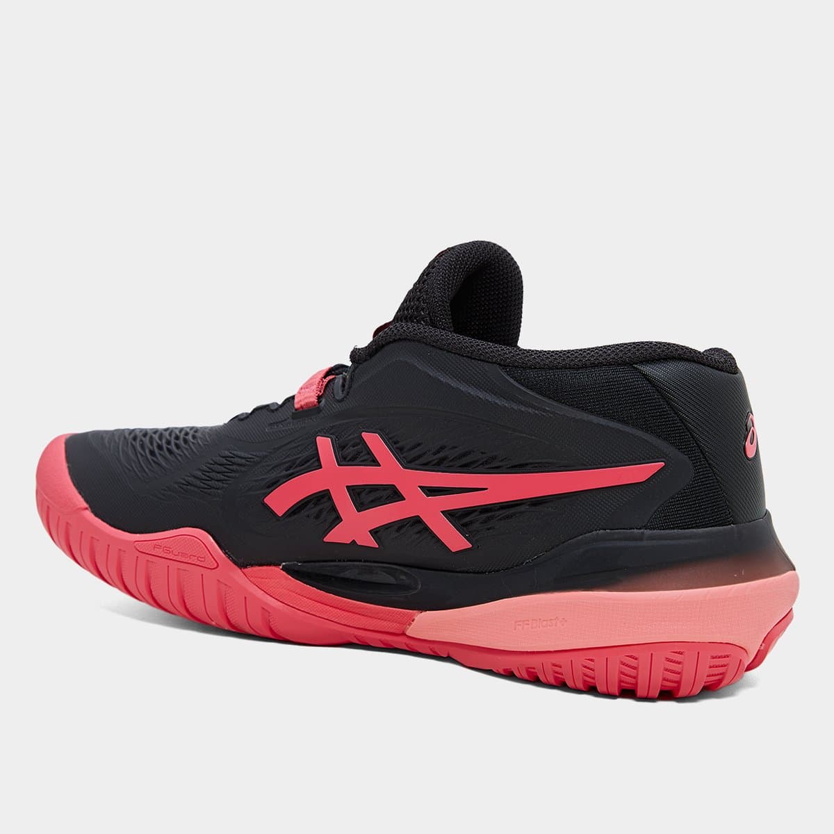 Tênis Asics Gel Resolution X Feminino - Preto+Rosa - Foto 3
