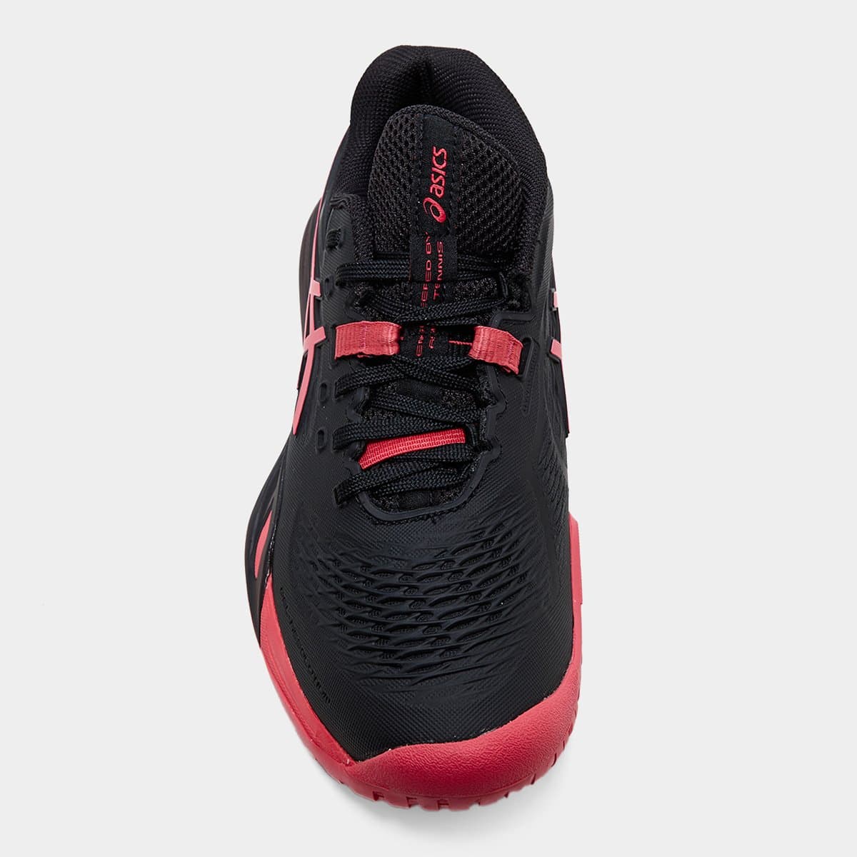 Tênis Asics Gel Resolution X Feminino - Preto+Rosa - Foto 4