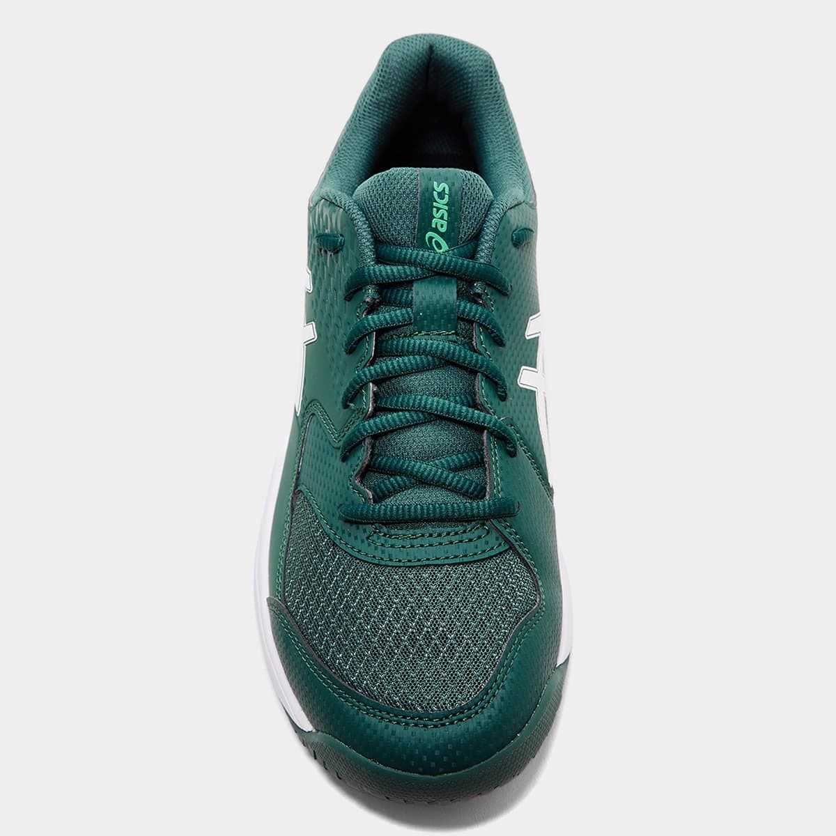 Tênis Asics Gel-Dedicate 8 Masculino - Verde+Branco - Foto 3