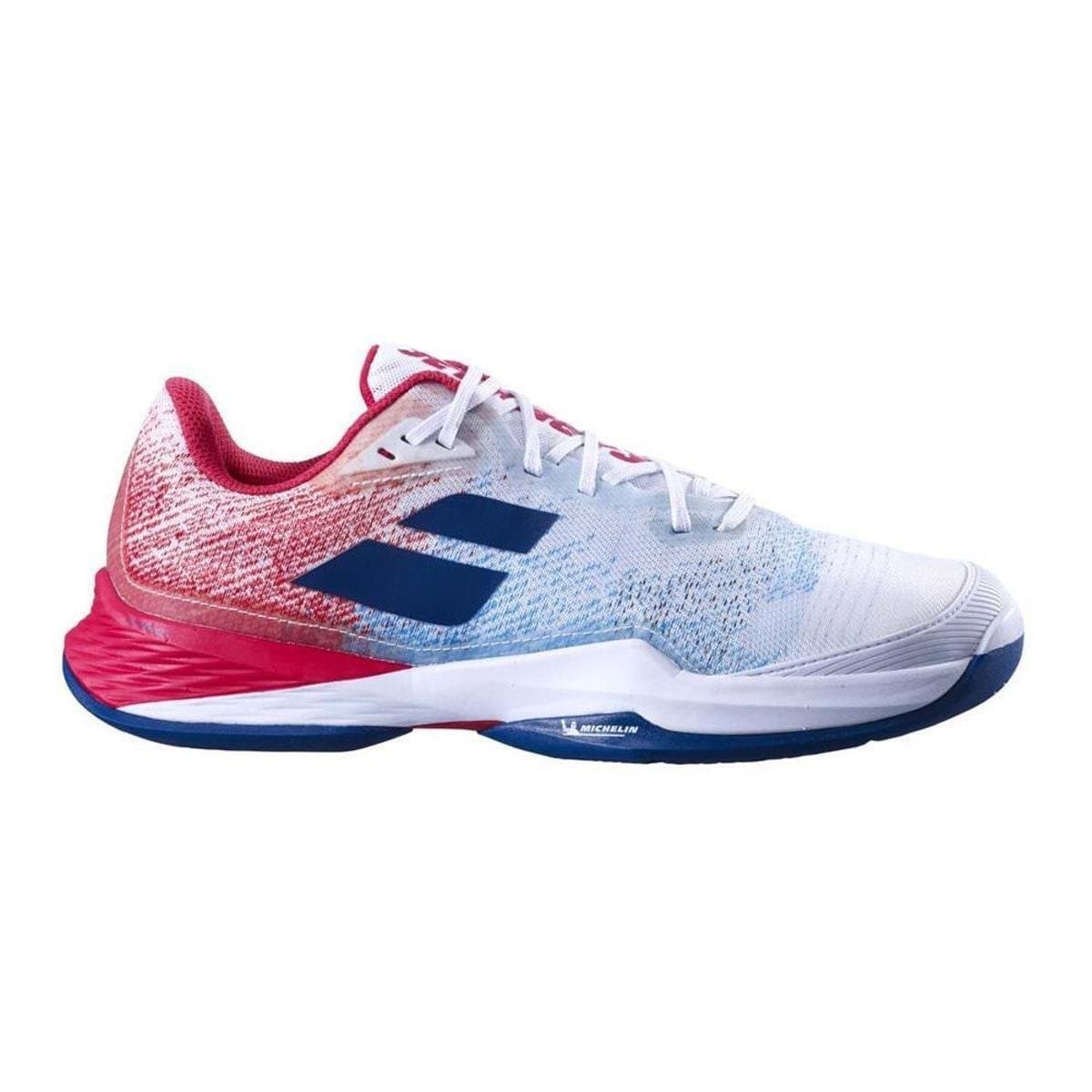 Tênis Babolat Jet Mach 3 All Court Branco e Azul Masculino - Branco