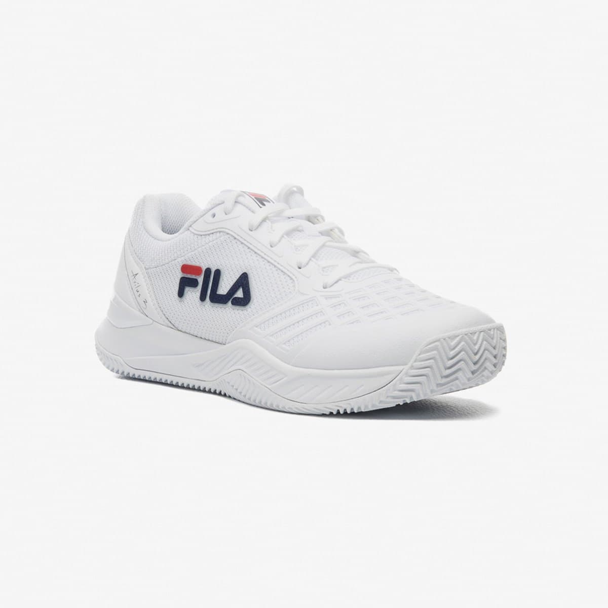 Tênis Fila Axilus 3 CC Masculino - Branco+Azul - Foto 2