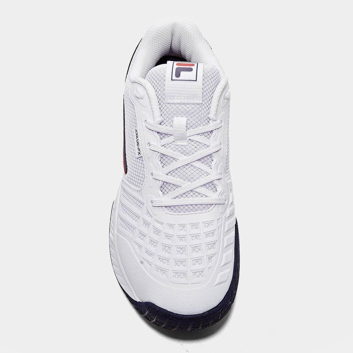 Tênis Fila Axilus Fx Masculino - Branco+Azul - Foto 4