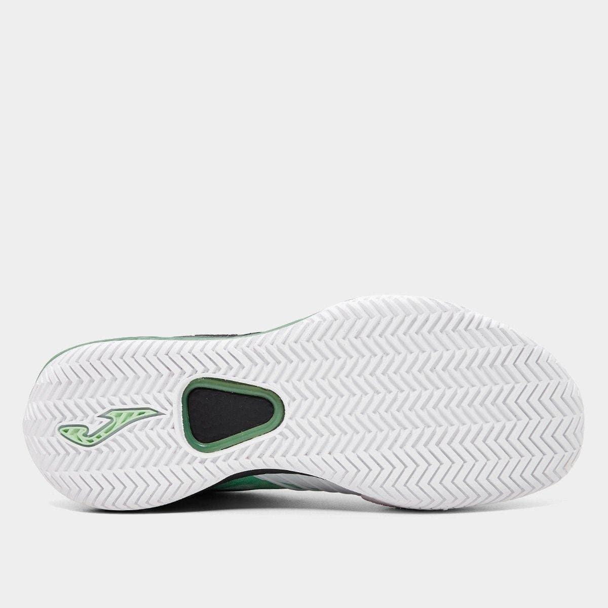 Tênis Joma Point All Court Masculino - Branco+Verde - Foto 5