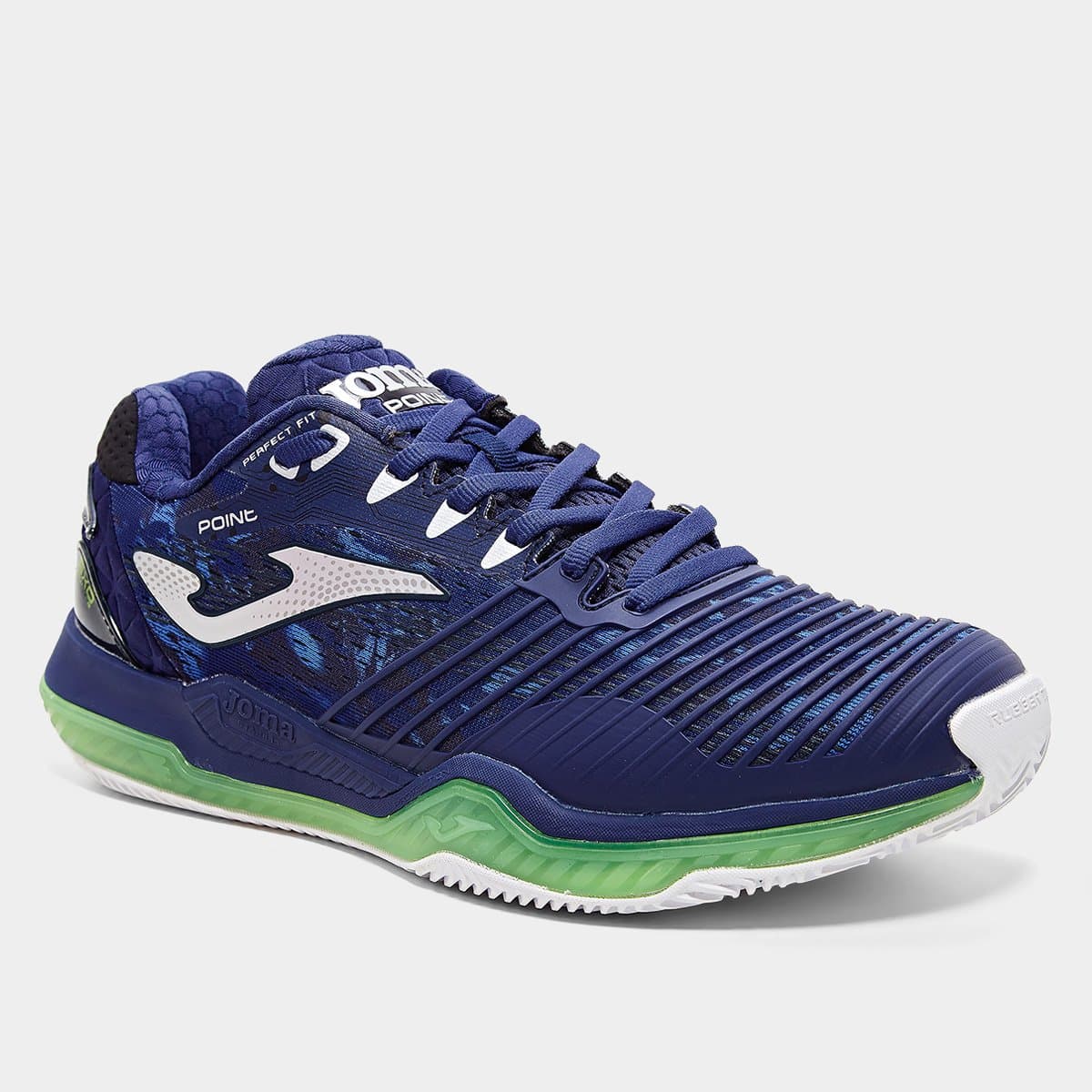 Tênis Joma Point Saibro Masculino - Azul+Verde - Foto 2