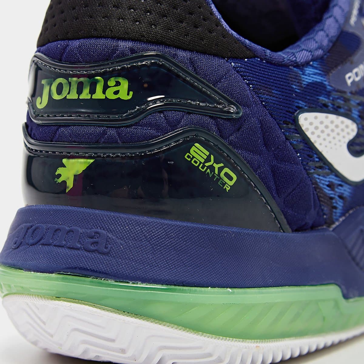 Tênis Joma Point Saibro Masculino - Azul+Verde - Foto 6