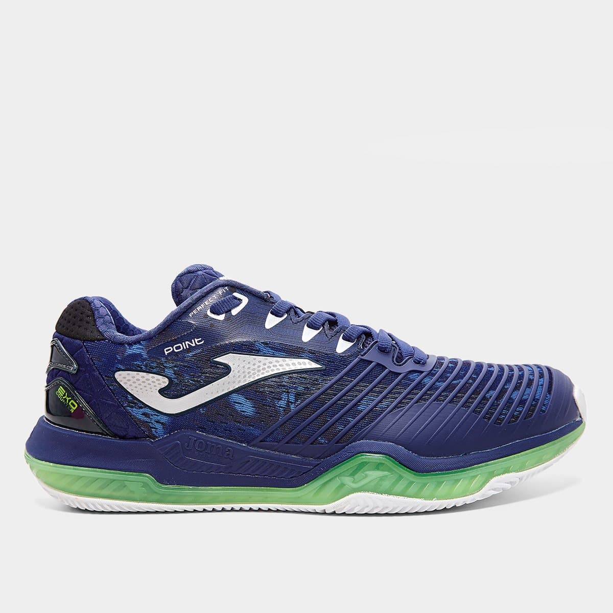 Tênis Joma Point Saibro Masculino - Azul+Verde