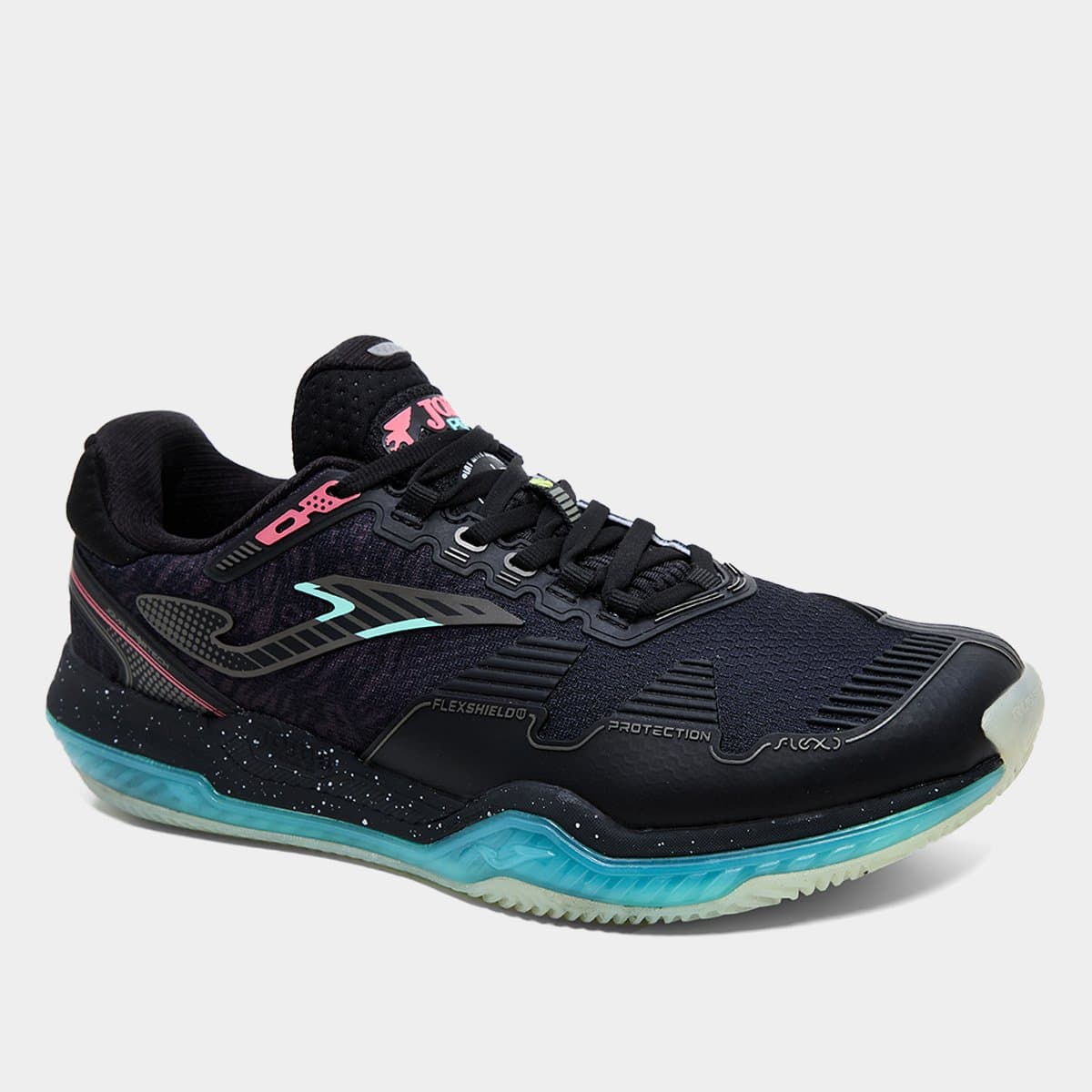 Tênis Joma Point Saibro Masculino - Preto+Azul - Foto 2