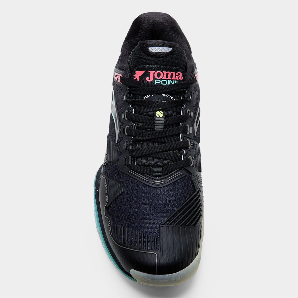 Tênis Joma Point Saibro Masculino - Preto+Azul - Foto 4