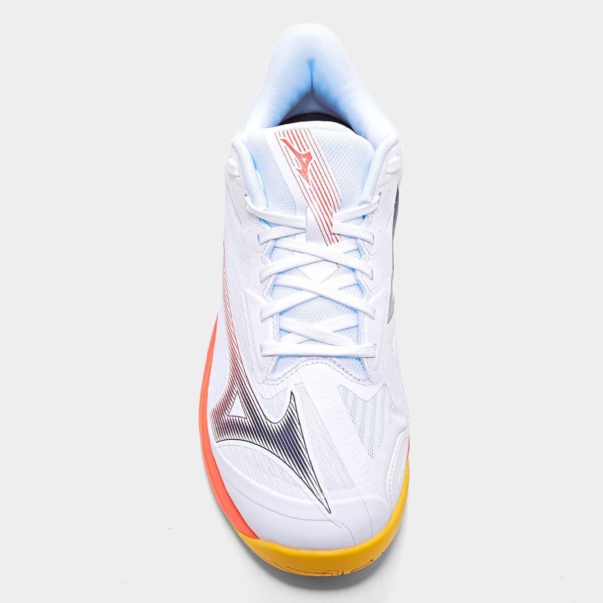 Tênis Mizuno Wave Exceed Court AC Unissex - Branco+Laranja - Foto 4