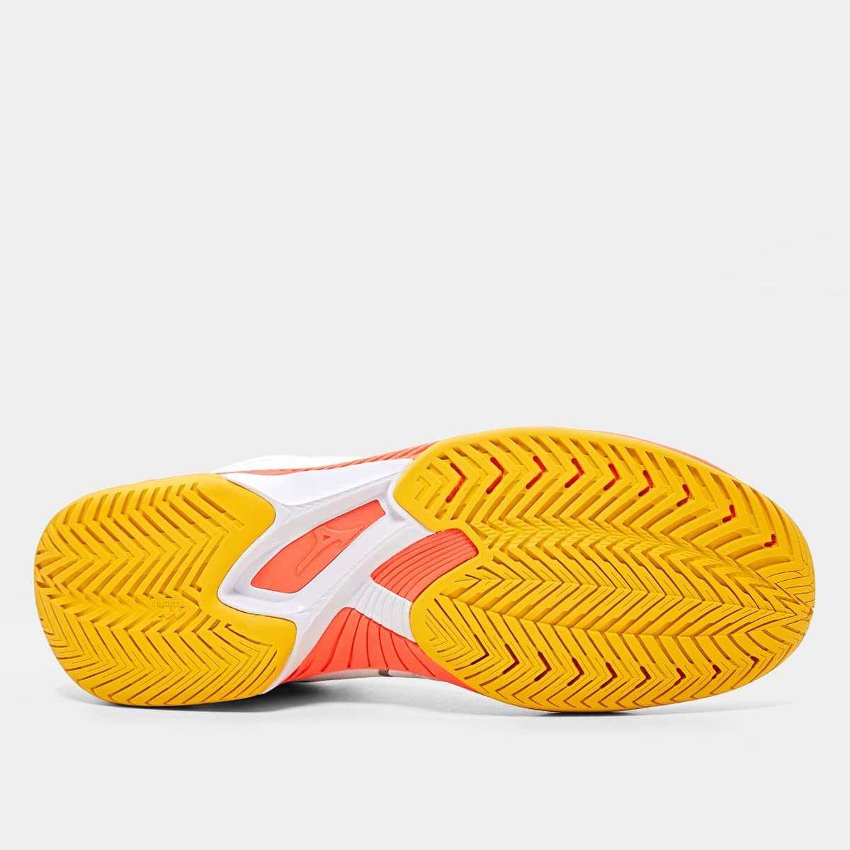Tênis Mizuno Wave Exceed Court AC Unissex - Branco+Laranja - Foto 5