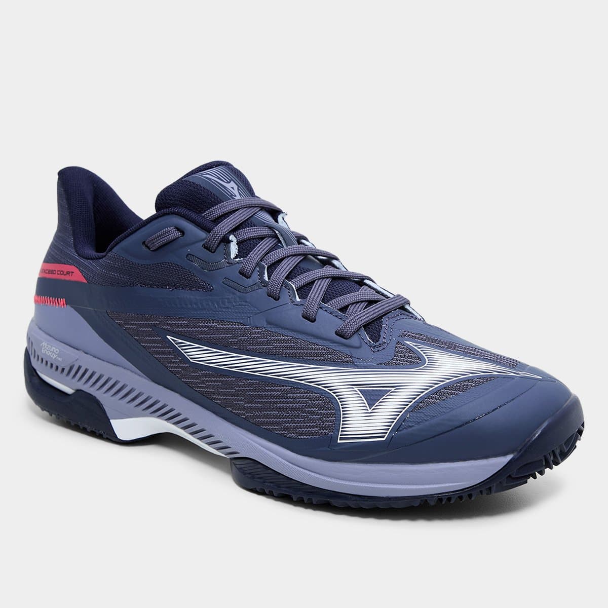 Tênis Mizuno Wave Exceed Court Cc - Cinza+Branco - Foto 2