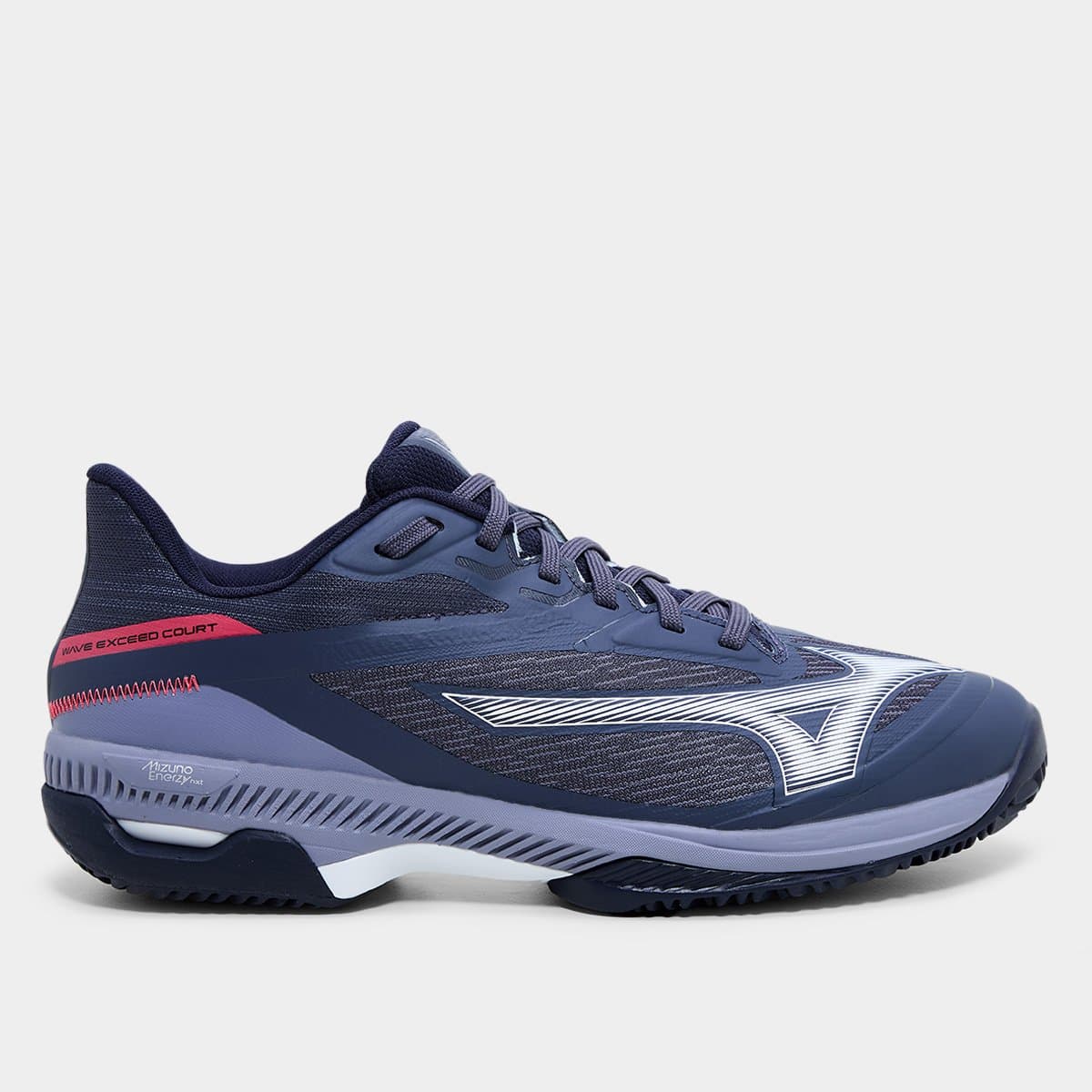 Tênis Mizuno Wave Exceed Court Cc - Cinza+Branco