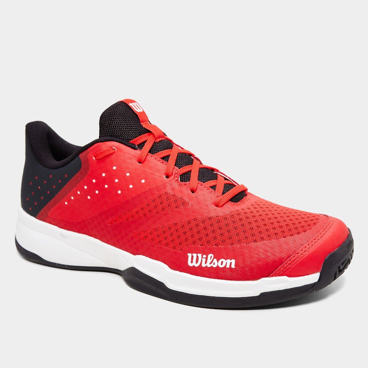Tênis Wilson Kaos Stroke 2.0 Masculino - Vermelho+Preto - Foto 2