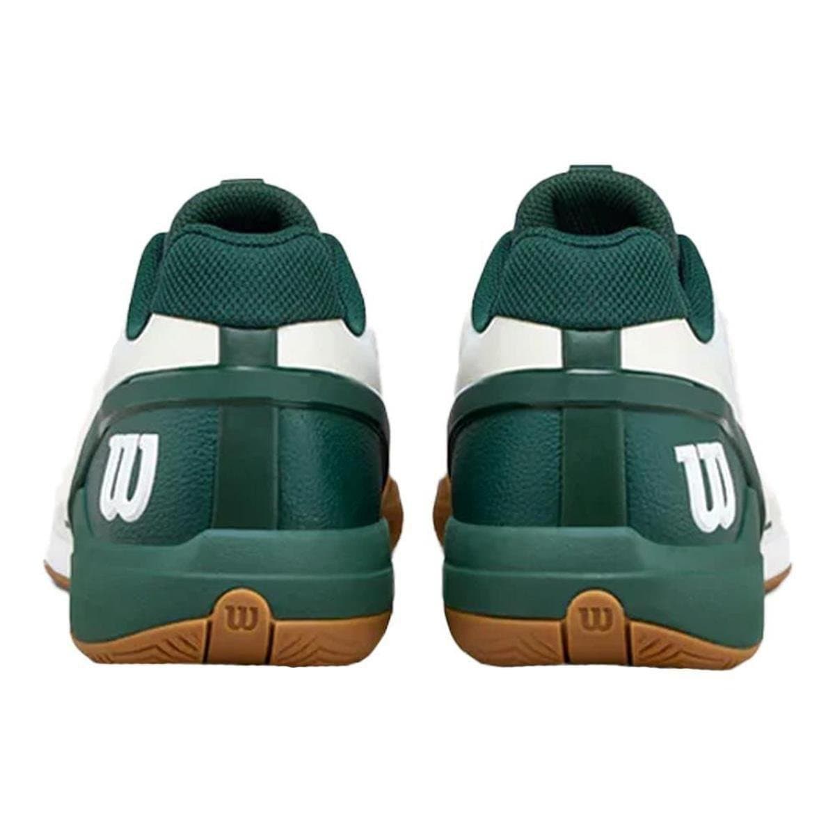 Tênis Wilson Rush Pro 5 Branco e Verde Masculino - Branco - Foto 3